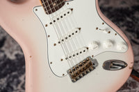 Fender '60 Relic Stratocaster Shell Pink Burst HW 60/63 Pickups #R146833