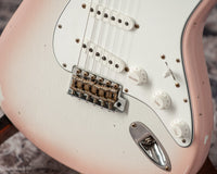 Fender '60 Relic Stratocaster Shell Pink Burst HW 60/63 Pickups #R146833