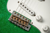 Fender '60 Strat Heavy Relic Green Sparkle #R110429 Used