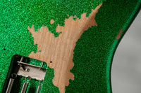 Fender '60 Strat Heavy Relic Green Sparkle #R110429 Used