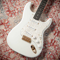 Fender '60 Stratocaster NOS Frost White, Gold Hardware Handwound Fat 60s Pickups #R148721