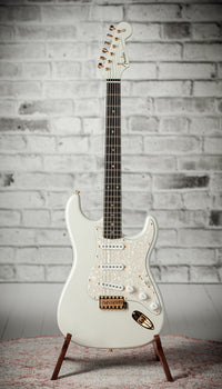 Fender '60 Stratocaster NOS Frost White, Gold Hardware Handwound Fat 60s Pickups #R148721