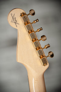 Fender '60 Stratocaster NOS Frost White, Gold Hardware Handwound Fat 60s Pickups #R148721