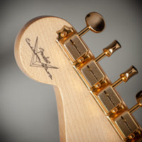 Fender '60 Stratocaster NOS Frost White, Gold Hardware Handwound Fat 60s Pickups #R148721