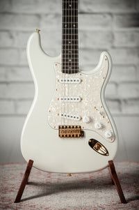 Fender '60 Stratocaster NOS Frost White, Gold Hardware Handwound Fat 60s Pickups #R148721