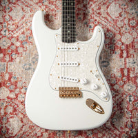 Fender '60 Stratocaster NOS Frost White, Gold Hardware Handwound Fat 60s Pickups #R148721