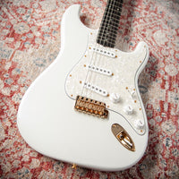 Fender '60 Stratocaster NOS Frost White, Gold Hardware Handwound Fat 60s Pickups #R148721