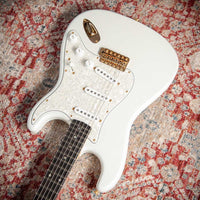 Fender '60 Stratocaster NOS Frost White, Gold Hardware Handwound Fat 60s Pickups #R148721