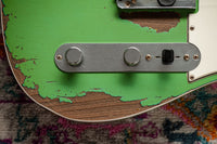 Fender '60 Telecaster Custom Super Heavy Relic Masterbuilt by Levi Perry Seafoam Green over 3-Tone Sunburst # R138067 Used