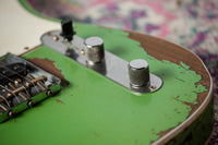 Fender '60 Telecaster Custom Super Heavy Relic Masterbuilt by Levi Perry Seafoam Green over 3-Tone Sunburst # R138067 Used