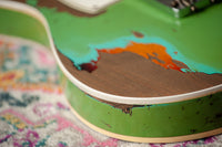 Fender '60 Telecaster Custom Super Heavy Relic Masterbuilt by Levi Perry Seafoam Green over 3-Tone Sunburst # R138067 Used