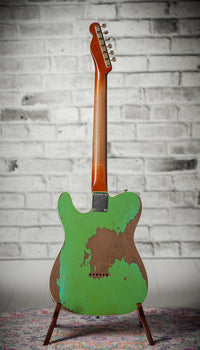 Fender '60 Telecaster Custom Super Heavy Relic Masterbuilt by Levi Perry Seafoam Green over 3-Tone Sunburst # R138067 Used