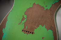 Fender '60 Telecaster Custom Super Heavy Relic Masterbuilt by Levi Perry Seafoam Green over 3-Tone Sunburst # R138067 Used