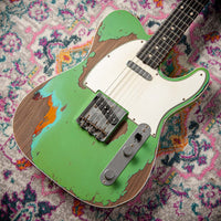 Fender '60 Telecaster Custom Super Heavy Relic Masterbuilt by Levi Perry Seafoam Green over 3-Tone Sunburst # R138067 Used