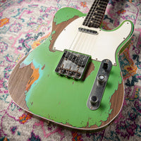 Fender '60 Telecaster Custom Super Heavy Relic Masterbuilt by Levi Perry Seafoam Green over 3-Tone Sunburst # R138067 Used