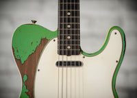 Fender '60 Telecaster Custom Super Heavy Relic Masterbuilt by Levi Perry Seafoam Green over 3-Tone Sunburst # R138067 Used