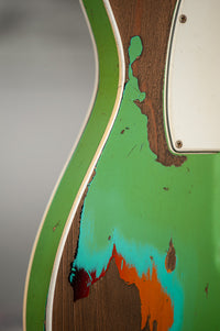 Fender '60 Telecaster Custom Super Heavy Relic Masterbuilt by Levi Perry Seafoam Green over 3-Tone Sunburst # R138067 Used