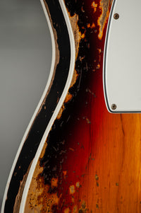 Fender '60 Telecaster Custom  Super Heavy Relic 3 Tone Sunburst #R147430