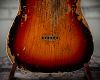 Fender '60 Telecaster Custom  Super Heavy Relic 3 Tone Sunburst #R147430