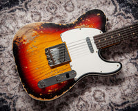 Fender '60 Telecaster Custom  Super Heavy Relic 3 Tone Sunburst #R147430