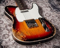 Fender '60 Telecaster Custom  Super Heavy Relic 3 Tone Sunburst #R147430