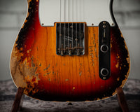 Fender '60 Telecaster Custom  Super Heavy Relic 3 Tone Sunburst #R147430
