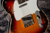 Fender '60 Telecaster Custom  Super Heavy Relic 3 Tone Sunburst #R147430