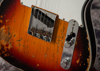 Fender '60 Telecaster Custom  Super Heavy Relic 3 Tone Sunburst #R147430