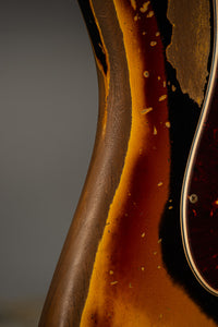 Fender '61 Super Heavy Relic  Strat Ltd Aged Black/ 3 Tone Sunburst HW PUP SN# CZ570989