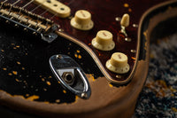 Fender '61 Super Heavy Relic  Strat Ltd Aged Black/ 3 Tone Sunburst HW PUP SN# CZ570989