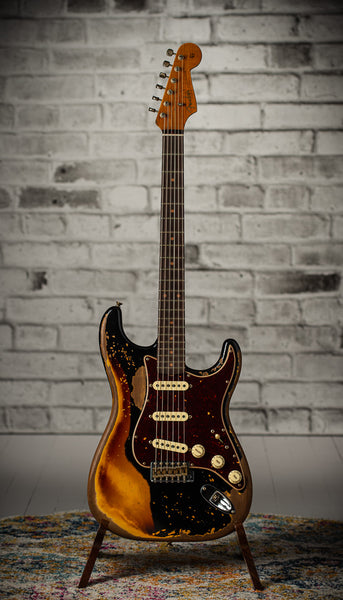 Fender '61 Super Heavy Relic Strat Ltd Aged Black/ 3 Tone – Lauzon