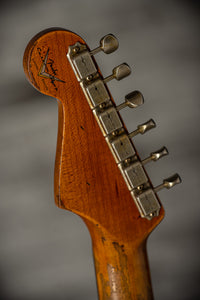 Fender '61 Super Heavy Relic  Strat Ltd Aged Black/ 3 Tone Sunburst HW PUP SN# CZ570989