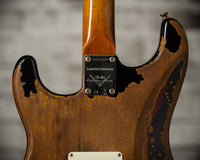 Fender '61 Super Heavy Relic  Strat Ltd Aged Black/ 3 Tone Sunburst HW PUP SN# CZ570989