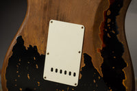 Fender '61 Super Heavy Relic  Strat Ltd Aged Black/ 3 Tone Sunburst HW PUP SN# CZ570989