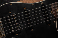 Fender '61 Strat HSS Black Super Heavy Relic Roasted Pine #R144152