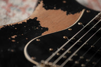 Fender '61 Strat HSS Black Super Heavy Relic Roasted Pine #R144152