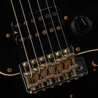 Fender '61 Strat HSS Black Super Heavy Relic Roasted Pine #R144152