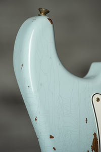 Fender '61 Strat Heavy Relic HW Pickups Roasted Body/Neck Faded Sonic Blue SN# R131045 USED