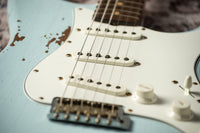 Fender '61 Strat Heavy Relic HW Pickups Roasted Body/Neck Faded Sonic Blue SN# R131045 USED