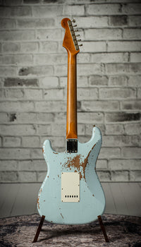 Fender '61 Strat Heavy Relic HW Pickups Roasted Body/Neck Faded Sonic Blue SN# R131045 USED