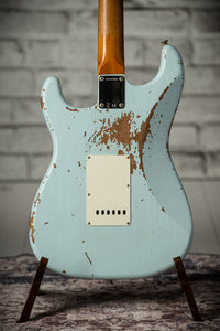 Fender '61 Strat Heavy Relic HW Pickups Roasted Body/Neck Faded Sonic Blue SN# R131045 USED