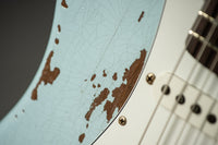 Fender '61 Strat Heavy Relic HW Pickups Roasted Body/Neck Faded Sonic Blue SN# R131045 USED