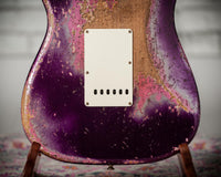 Fender '61 Strat Super Heavy Relic HSS Purple Metallic /Platinum Pink #R146267
