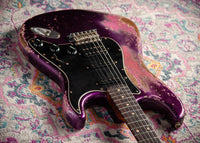 Fender '61 Strat Super Heavy Relic HSS Purple Metallic /Platinum Pink #R146267