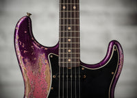 Fender '61 Strat Super Heavy Relic HSS Purple Metallic /Platinum Pink #R146267