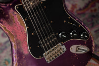 Fender '61 Strat Super Heavy Relic HSS Purple Metallic /Platinum Pink #R146267