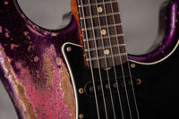 Fender '61 Strat Super Heavy Relic HSS Purple Metallic /Platinum Pink #R146267