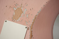 Fender '63 Heavy Relic Stratocaster Shell Pink Over Sonic Blue Throbak SLE101+ #R148294