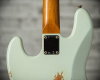 Fender '63 Jazz Bass Relic Hand Wound Pickups Faded Aged Sonic Blue #R133728