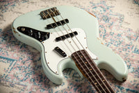 Fender '63 Jazz Bass Relic Hand Wound Pickups Faded Aged Sonic Blue #R133728